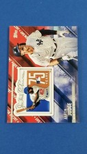 Aaron Judge - 2022 Topps Update Jackie Robinson Commemorative Patch Red  #6/10
