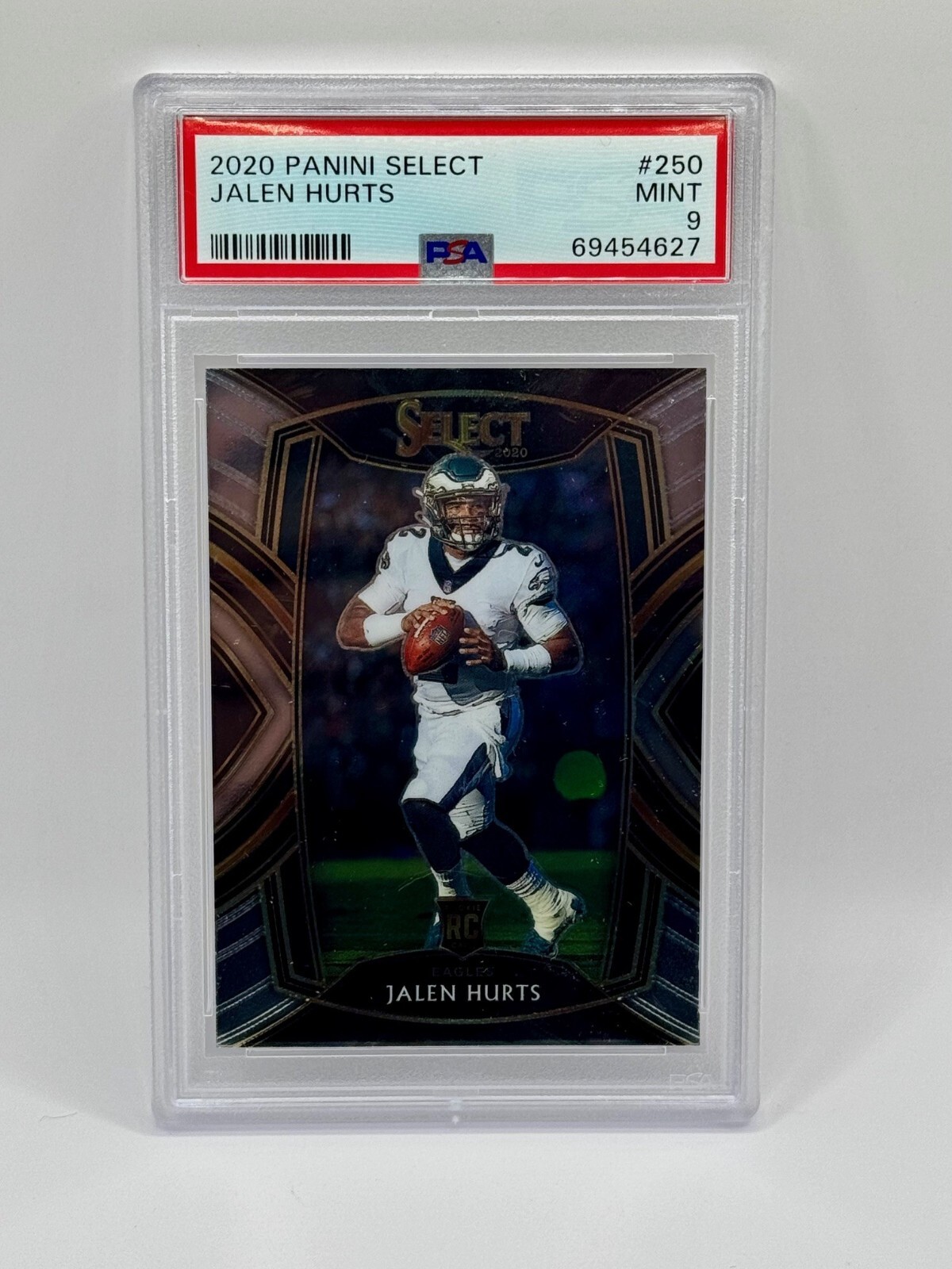 2020 Select Football Jalen Hurts Club Level RC #250 PSA 9🔥🔥📈📈🦅🦅