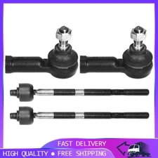 4x Front Inner Front Outer Steering Tie Rod End fits 240 1990-1993 Delphi