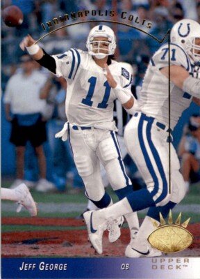 1993 Upper Deck Sp Jeff George Indianapolis Colts #113 Football