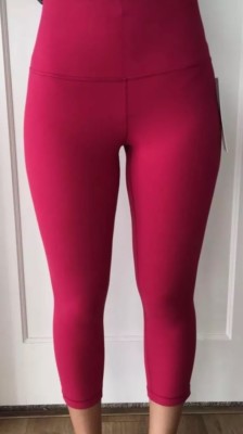 red lululemon leggings