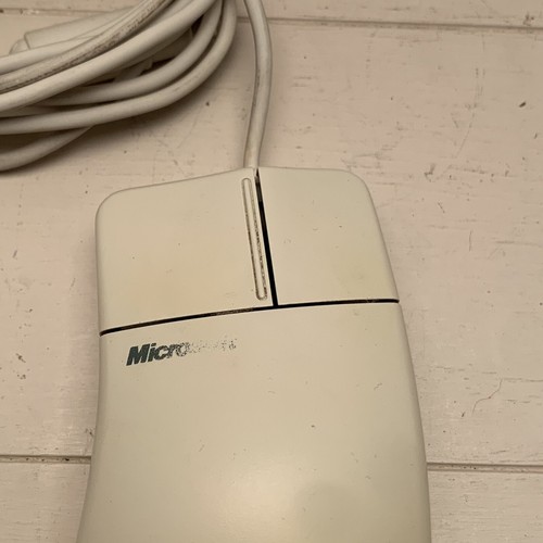 Porta mouse Microsoft vintage compatibile mouse 2.1A accessorio computer retrò 93633 - Foto 3 di 11