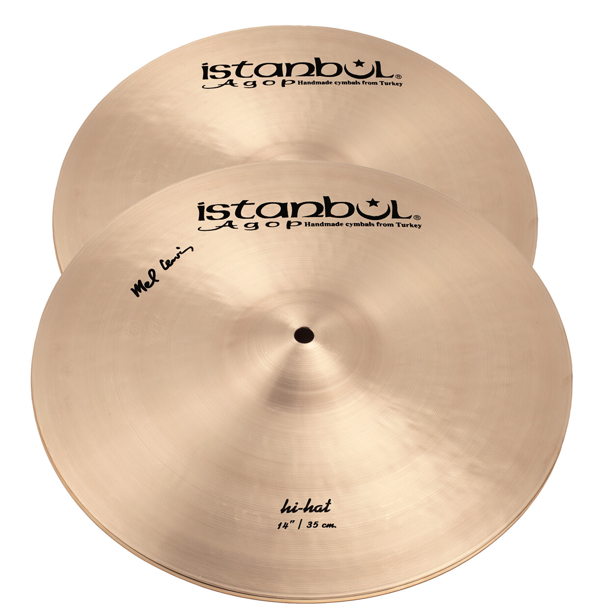 Istanbul 14"" Agop Mel Lewis Signature Hi-Hat Cymbals IML14