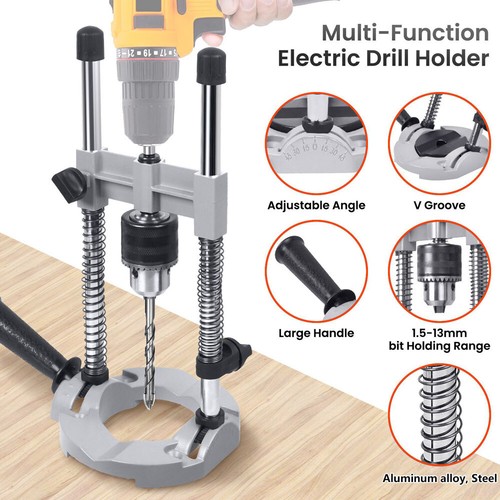 Bohrständer Universal - Verstellbarer Halter Für Handbohrmaschinen