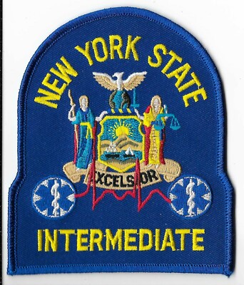 New York State EMT Intermediate Shoulder Patch V1