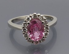 REIF-DESIGN - TOLLER SAFIR BRILLANT ENTOURAGE RING - EIGENE GOLDSCHMIEDE