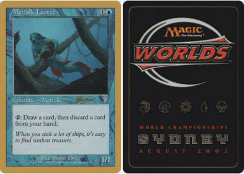 Heavy Play 4x Merfolk Looter Sim Han How 2002 World Championship Decks