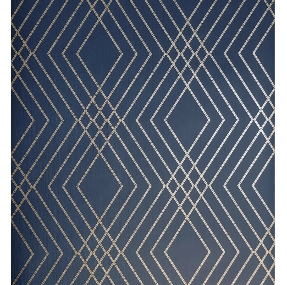 Navy Blue Geometric Wallpaper