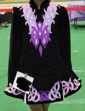 Golden Eire Irish Dance Solo dress former school dress 
