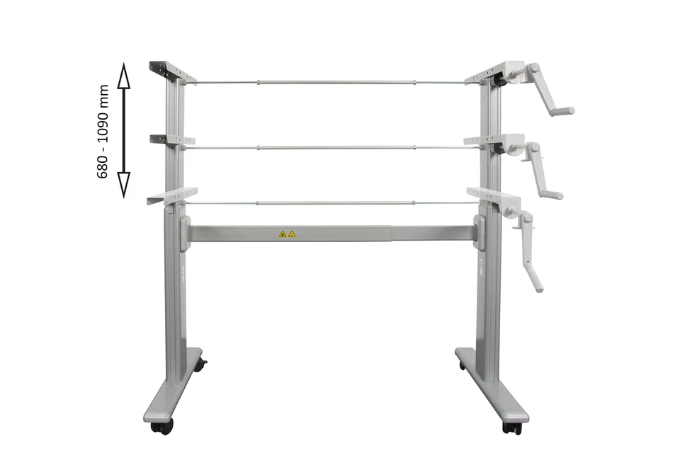 Manuell höhenverstellbares Schreibtischgestell Tischgestell verstellbar 68-109cm - Bild 2 von 4