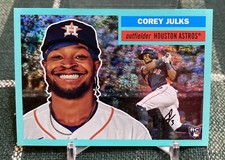 2023 Topps Archives #62 Corey Julks Aqua Sparkle Parallel /75 Houston Astros RC
