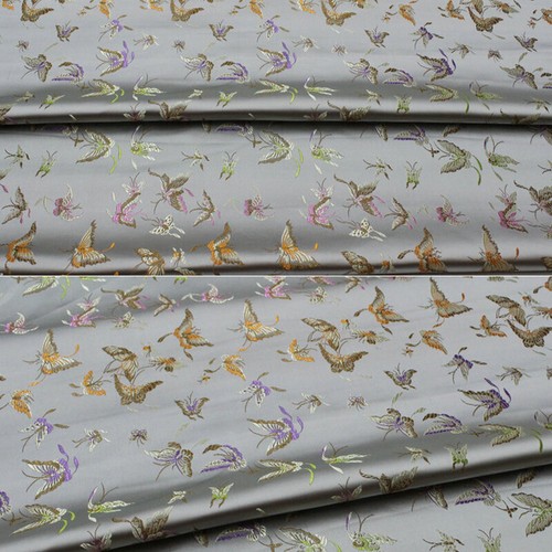  Costume Brocade Jacquard Fabric Chinese Tang Dressmaking Craft Butterfly Prited - Picture 13 of 25
