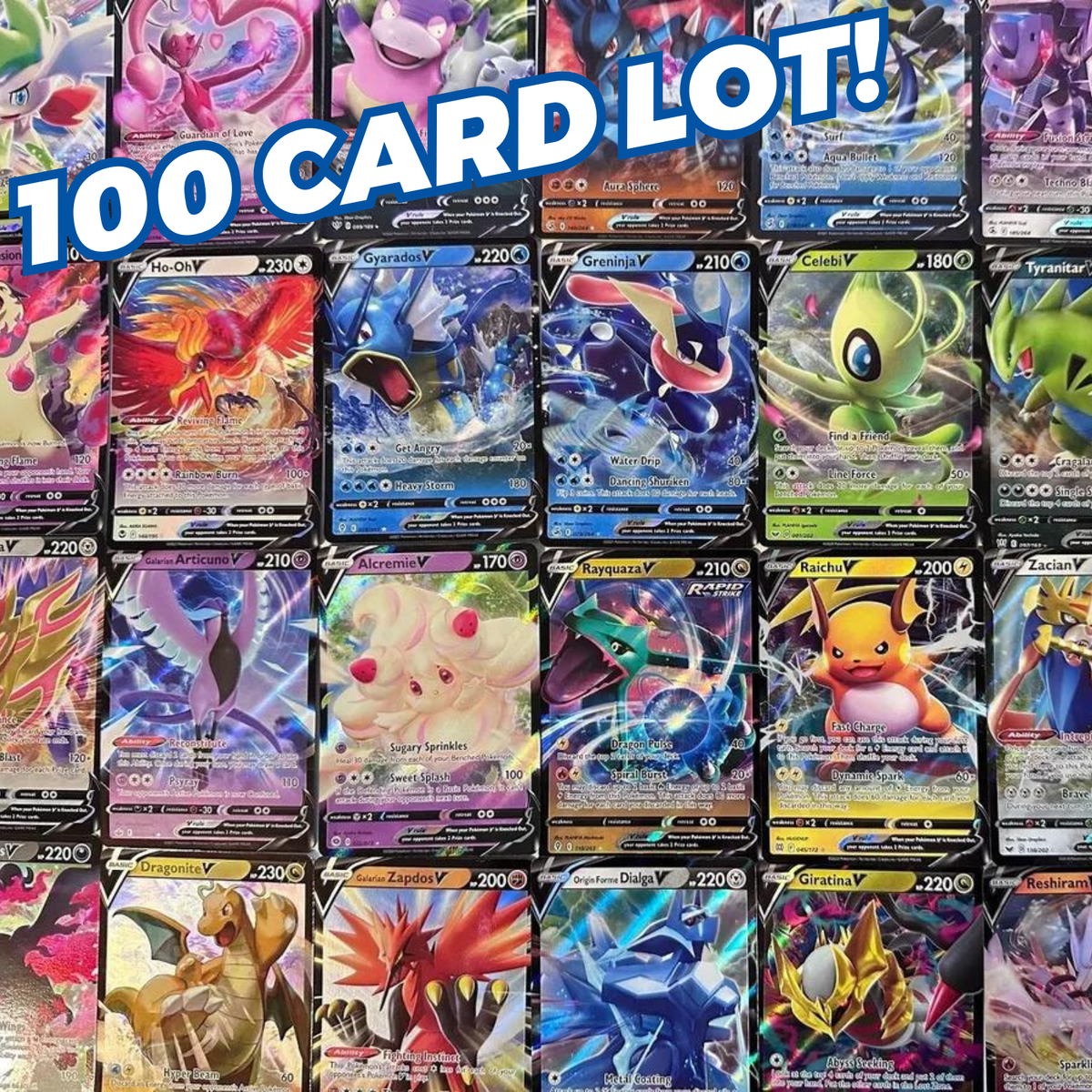 Pokemon Card Lot 100 Official TCG Cards 1 Ultra Rare Pokemon Card Lot 100 Official TCG Cards 1 Ultra Rare