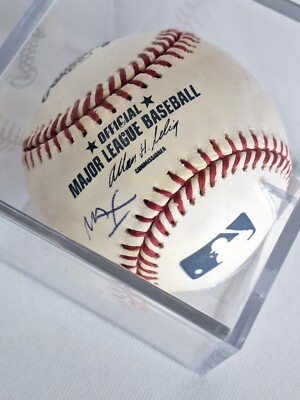PETER MAX signed 2002 Official Selig ML Baseball
