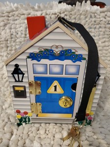 Melissa & Doug Wooden Doorbell Toy Doll House with Lock and Keys only#2505 | eBay
