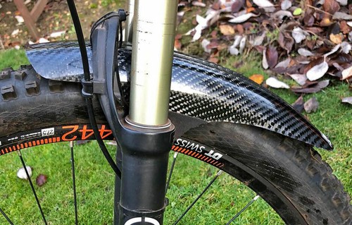PCR Carbon Fibre MTB Front Mudguard 