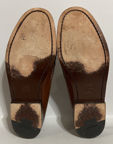 Cole Haan Monk Strap C03757 Size 8D Brown Leather Shoes With Buckle - Picture 11 of 13