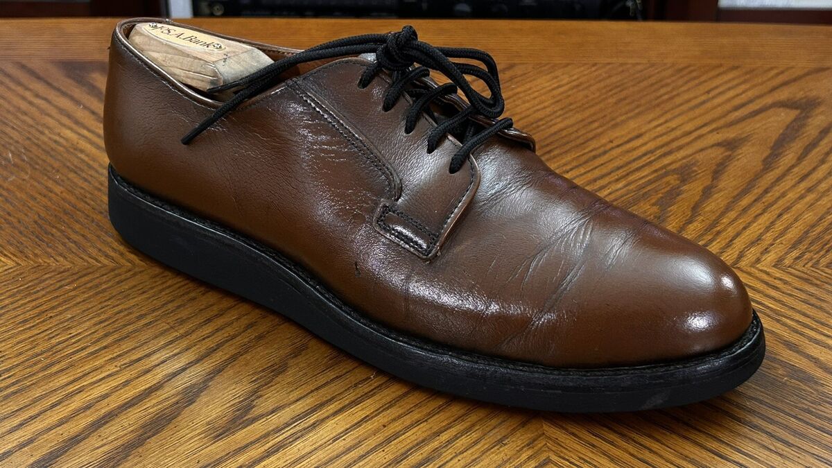 Red Wing Postman 101 Brown Leather Oxford Lace Up Working Red Wing Postman 101 Brown Leather Oxford Lace Up Working