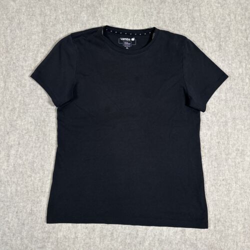 Lambs Wave Stopper Shirt L-XL Short Sleeve Faraday EMF Technology Black (Stains)