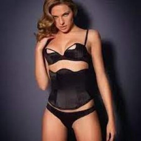 Agent Provocateur Florie Black Cut out Bra 2 Small NWT