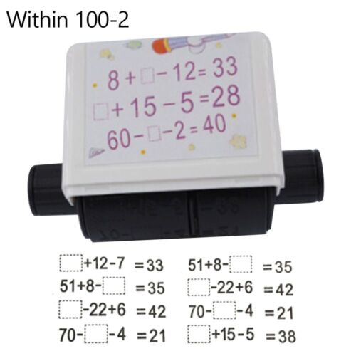 Within 100 Math Roller Stamp Number Rolling Stamp Addition And Subtraction - Picture 14 of 15