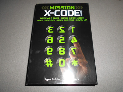 Mission X Code race the clock game 2 to 8 players new sealed