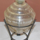 Vintage Glass APOTHECARY BOTTLE Owens-Illinois Pharmacy Graduate 1956 Stand #2 — photo 4