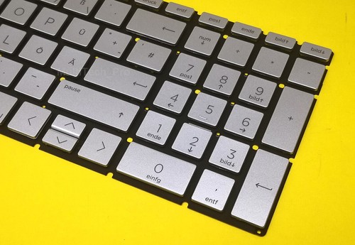 DE Tastatur HP 15-db1002ng 15-db1008ng 15-db1109ng 15-db1633ng Series - Silber- - Zdjęcie 3 z 3