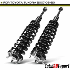 2x Complete Strut & Coil Spring Assembly for Toyota Tundra 07-20 Front LH & RH