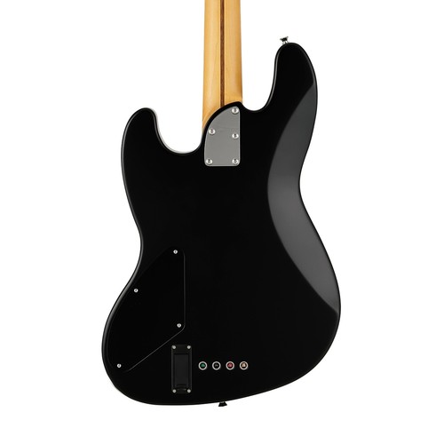 Fender Japan Elemental Jazz Bass HH Guitar, RW FB, Stone Black - Picture 4 of 7