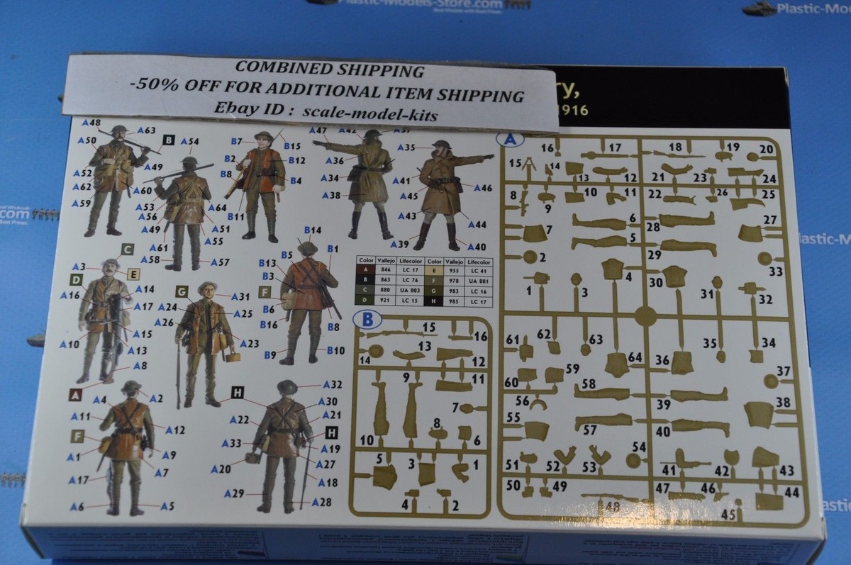 Maquette Masterbox 1:35 British Infantry Bataille De La Somme - Neuf, Référence MAS35146