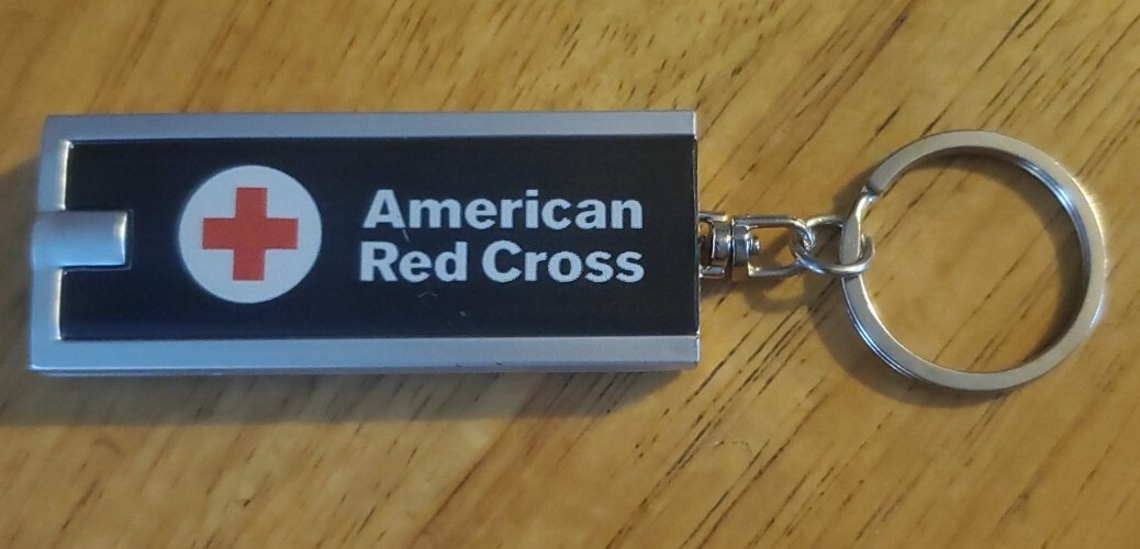 American Red Cross PROMO Keychain LED Flashlight NEW Bagged eBay
