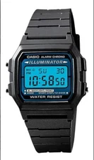 Casio Men's Quartz Illuminator Alarm Chronograph Digital 35mm Watch F105W-1A