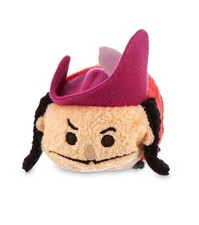 USA Authentic Disney Parks Captain Hook Tsum Tsum Mini Plush Peter Pan US Tsum