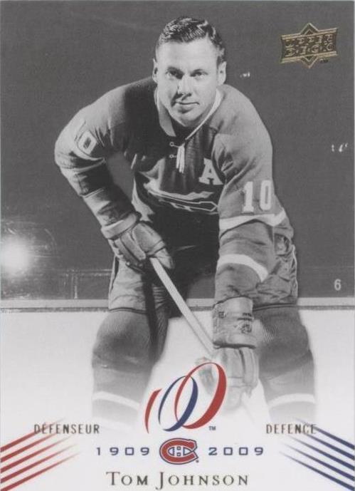 2008-09 Upper Deck Montreal Canadiens Centennial Set - Tom Johnson #15 - 1 of 1