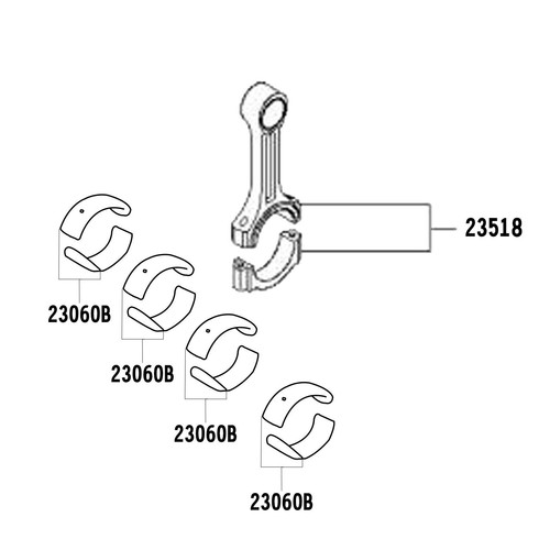 Engine Crankshaft Connecting Rod Fits Hyundai Sonata/Santa Fe & Kia Optima 2.4L - Bild 7 von 12