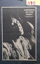 Jimi Hendrix Hendrix In The West Album Promo Print Advertisement Vintage 1972