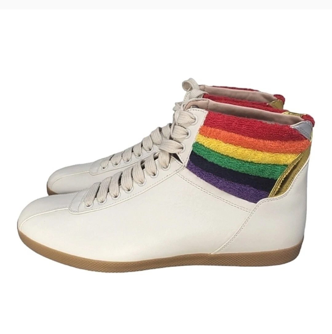 Baskets hautes Gucci Bambi Rainbow Terry