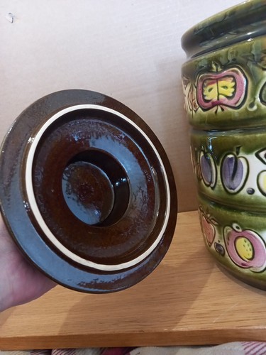 Tarro de almacenamiento grande vintage con tapas RUMTOPF con Alemania - Imagen 5 de 8