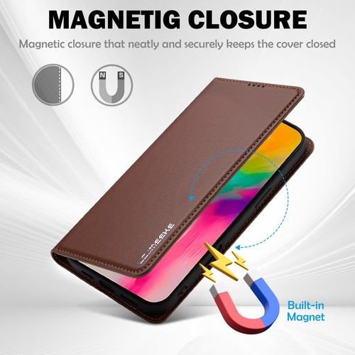 For iphone 16 15 Pro Max 14 13 12 11 XS/X Wallet Phone Case Magnetic Flip Cover - Picture 28 of 62