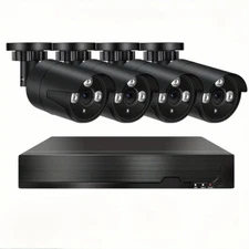 4CH DVR 4MP Home Outdoor CCTV HD Security Camera System 4 1080P camera IP66