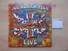 Joe Bonamassa Autograph Signed LP Cover British Blues Explosion Live Vinyl ACOA