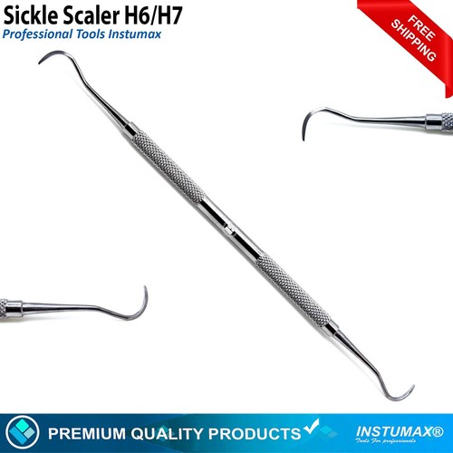 Dental Examination Kit Sickle Scaler Tartar Remover Calculus Plaque Hygiene - Picture 3 of 4