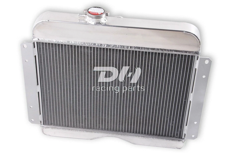 Radiador de aluminio CC4964 3 filas para Jeep 475 Willys Base 1964-1958/CJ-3 DJ-3 2,2 L  Foto 4 de 4