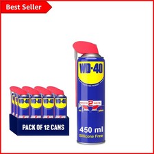 12-Pack 450ml Multi-Use WD-40 Spray - Ultimate Rust Protection & Lubrication 23.33 per litre
