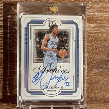 2024-25 Panini National Treasures GG Jackson II Archives Ink Auto /75
