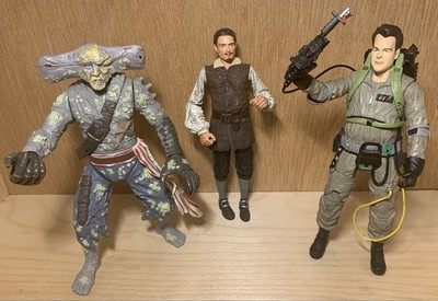 (3)7  Diamond Select Ghostbusters Ray~NECA Pirates Will Turner~Zizzle Maccus