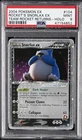 2004 POKEMON EX TEAM ROCKET RETURNS #104 ROCKET'S SNORLAX EX-HOLO PSA 9