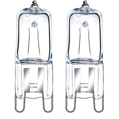 Halogen Backofenlampe Warmweiß Dimmbar G9 40W 230V 2er Pack Leuchtmittel