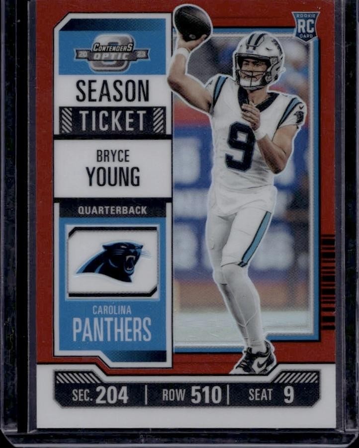 2023 Panini Contenders Optic #7 Bryce Young Red #/175